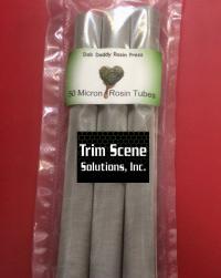 Dab Daddy 50 Micron Stainless Steel Rosin Tubes pack of 3
